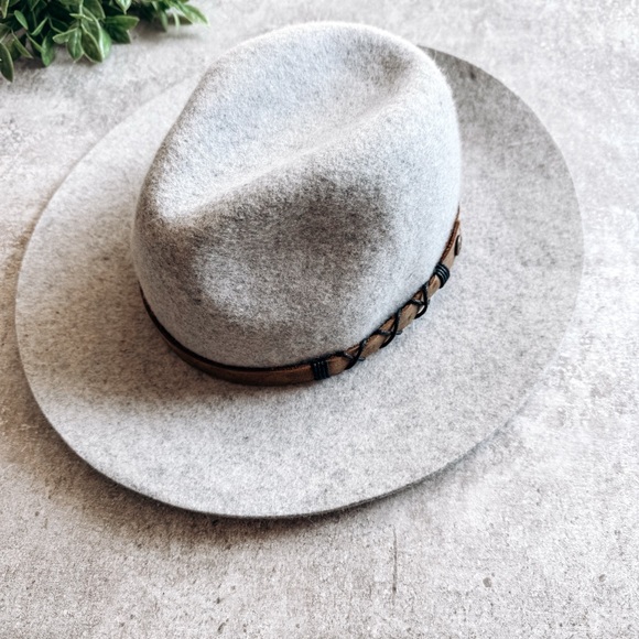 pistil Accessories - Pistil Wool Grey Wide Brim Fedora Hat